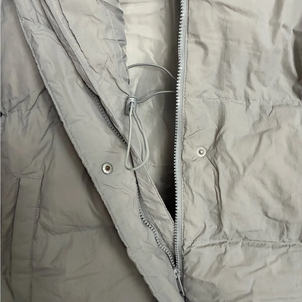 a new day Women's Long Puffer Jacket - Soft Gray - Picture 9 of 11